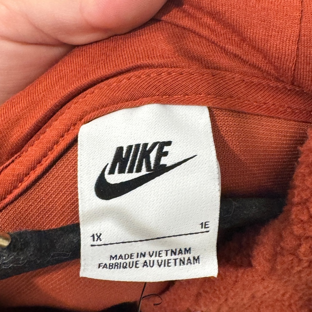 NWT Oversized Nike Plush Hoodie 1X - Picture 3 of 7